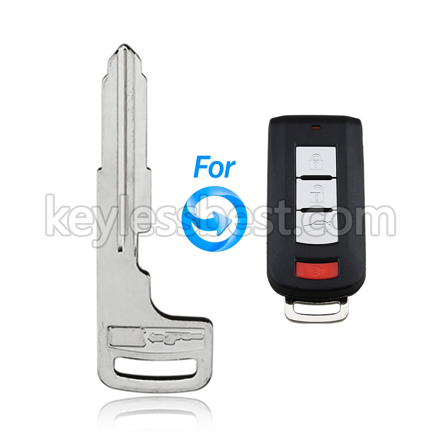 1993-2019 Mitsubishi / Smart Key Emergency Key / PN: 6370A770