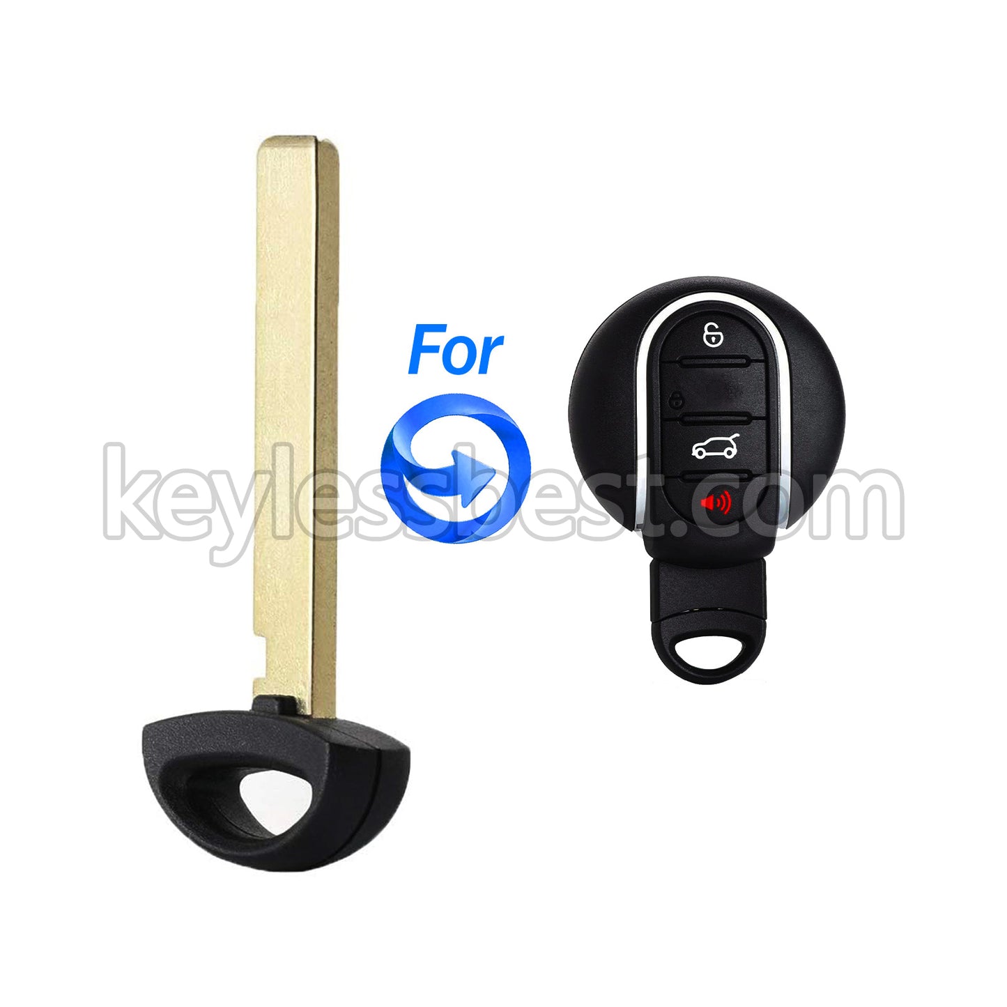 2014-2018 Mini Cooper / Smart Key Emergency Key / PN: X9367409-01