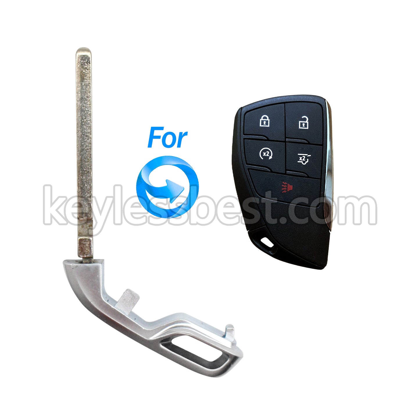 2020-2022 Cadillac Chevrolet / Smart Key Emergency Key / PN: 13536119