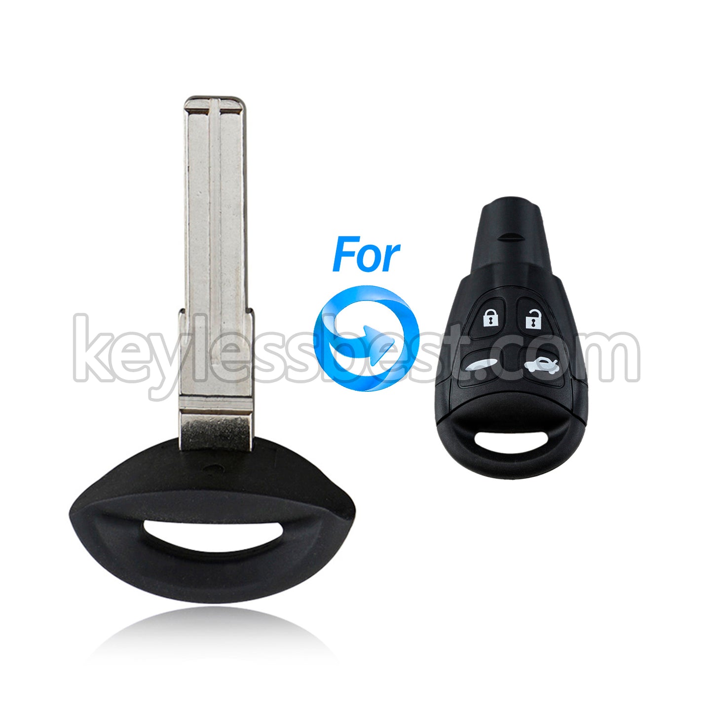 2003 - 2011 Saab 9-3 / Smart Key Emergency Key / PN: 12799334