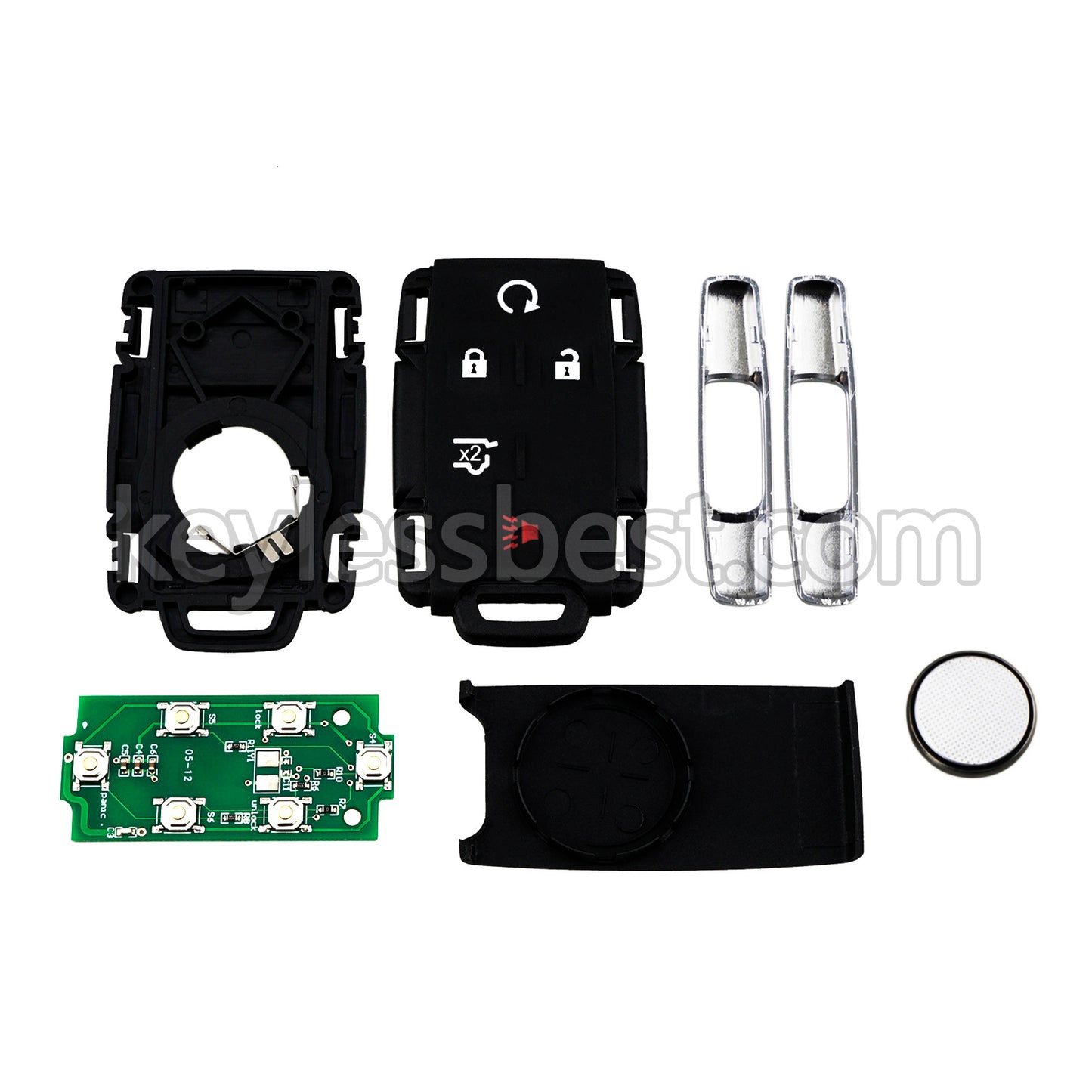 2014 - 2019 Chevrolet Colorado Silverado Suburban Tahoe GMC Canyon Sierra Yukon / 5 Buttons Remote Key / M3N32337100 / 315MHz