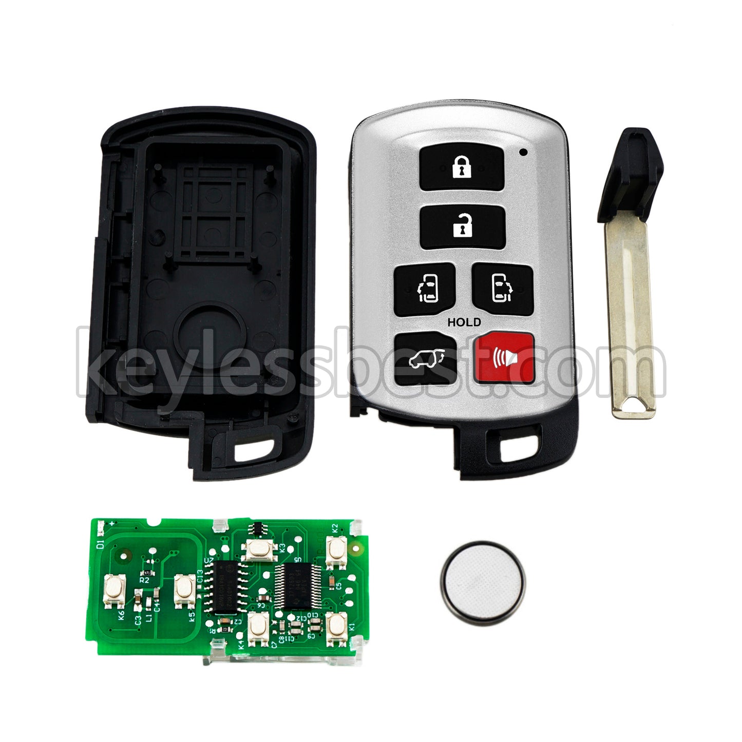 2011 - 2019 - Sienna / 6 Buttons Remote Key / HYQ14ADR / 314.3MHz