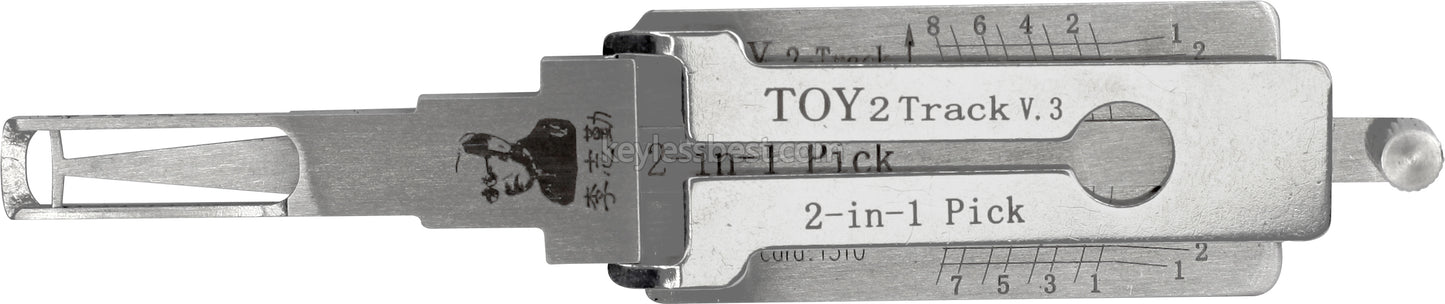 Original Lishi Tools TOY 2 in 1 locksmith tools lock pick For Door Lock Opener Professional Hand Tools