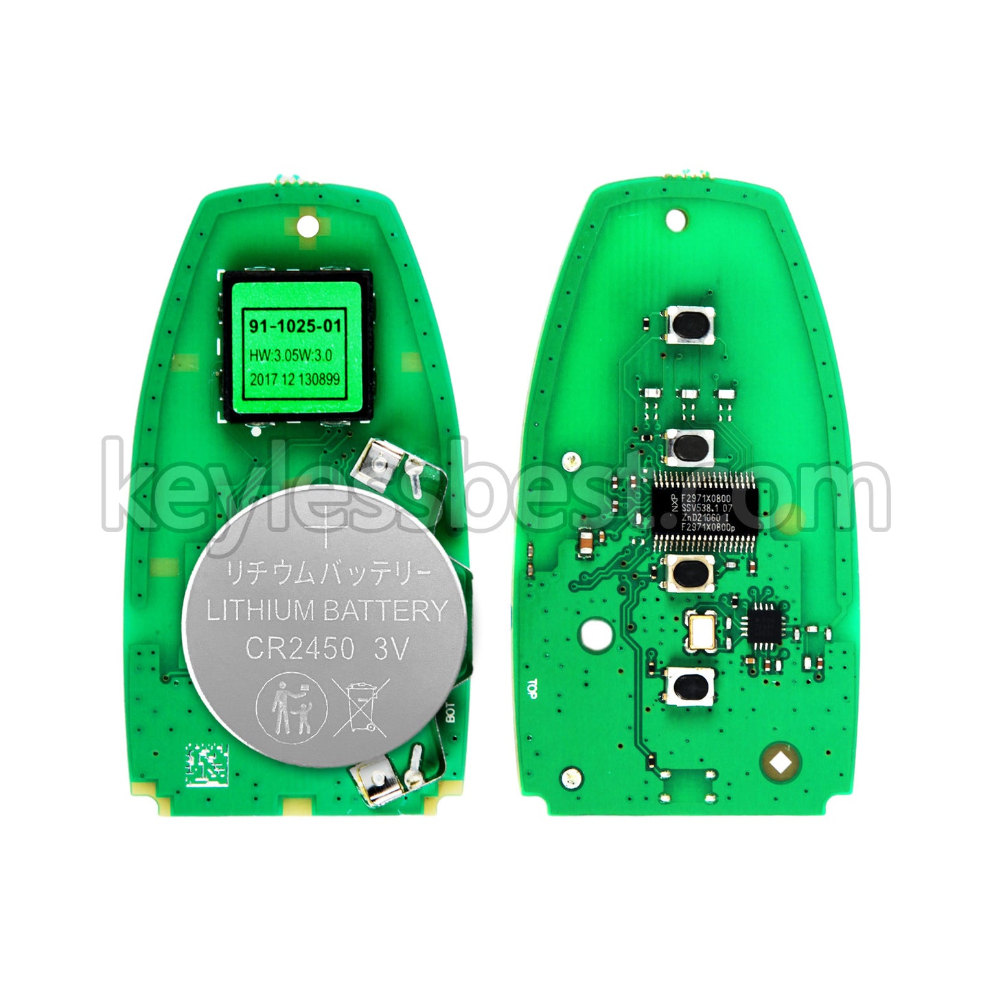 2019 Ford Transit Connect / 4 Buttons Remote Key / M3N-A2C931423 / 315MHz
