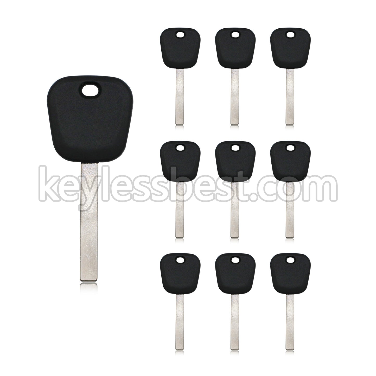 2015 - 2020 Chevrolet / GMC / Saturn / HU100 B120 B121 Transponder Key / PHILIPS ID 46 GM CIRCLE + Chip Bundle of 10