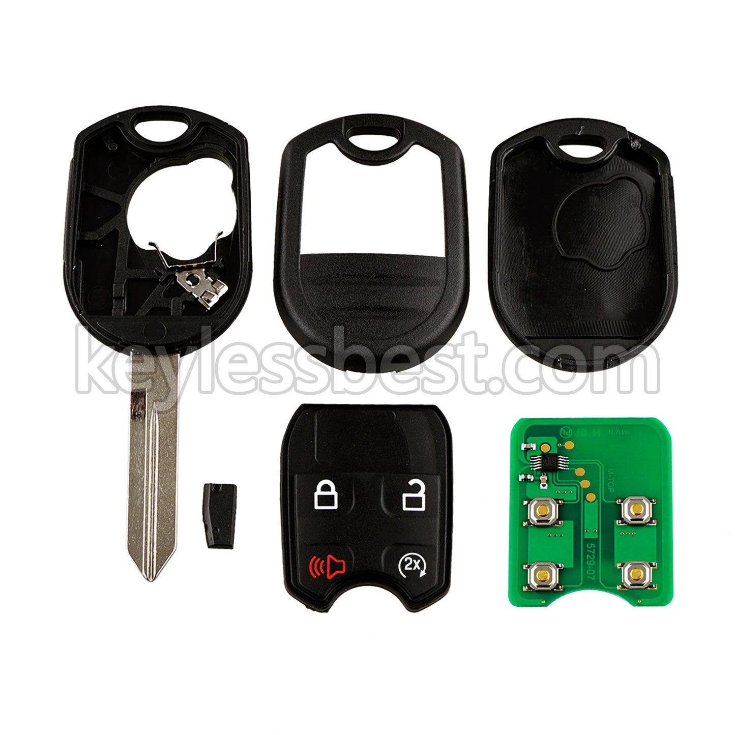 2004-2018 Ford Lincoln MKZr Navigator MKX / 4 Buttons Remote Key / OUC6000022 / 315MHz