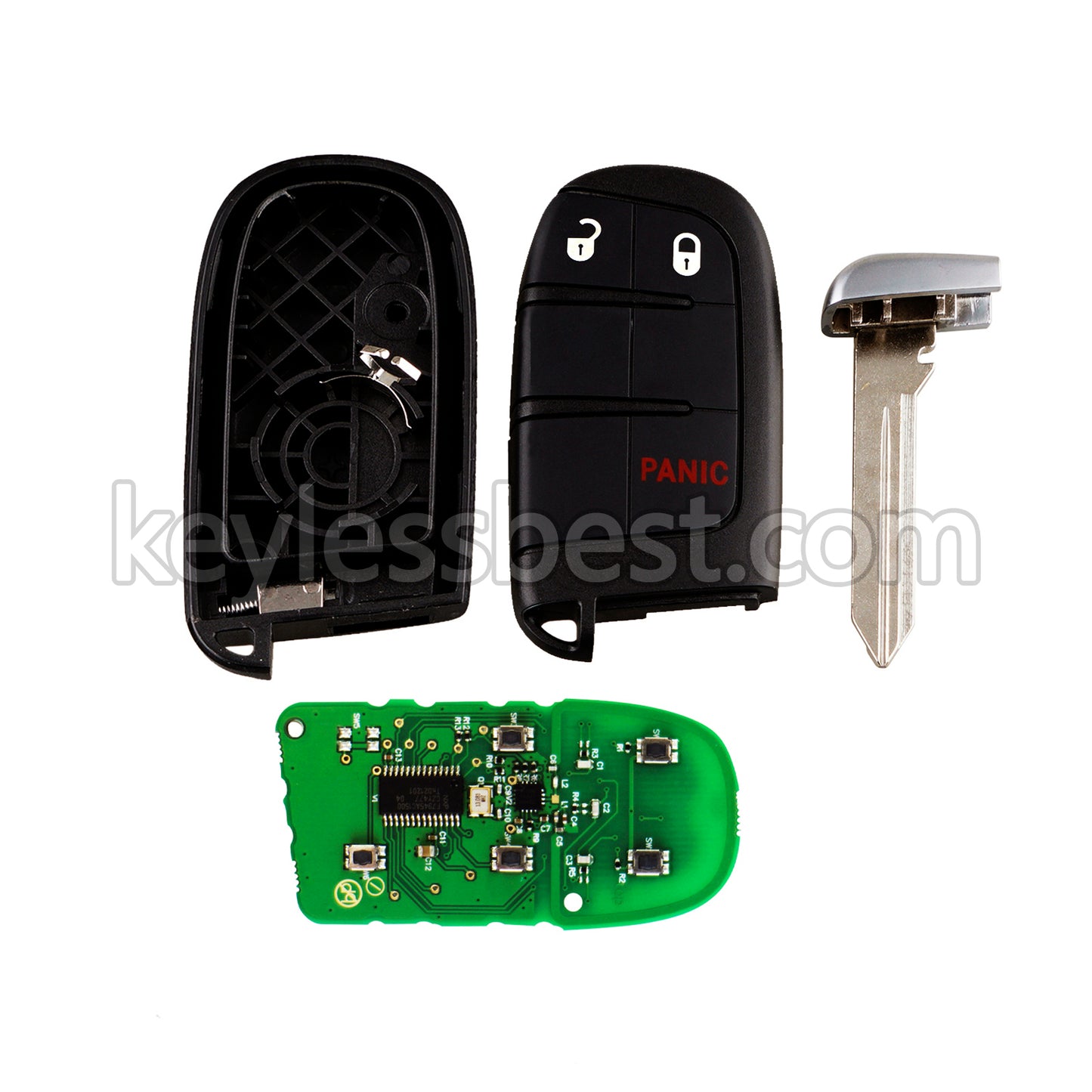 2017-2021 Jeep Compass / 3 Buttons Remote Key / M3N-40821302 / 433MHz