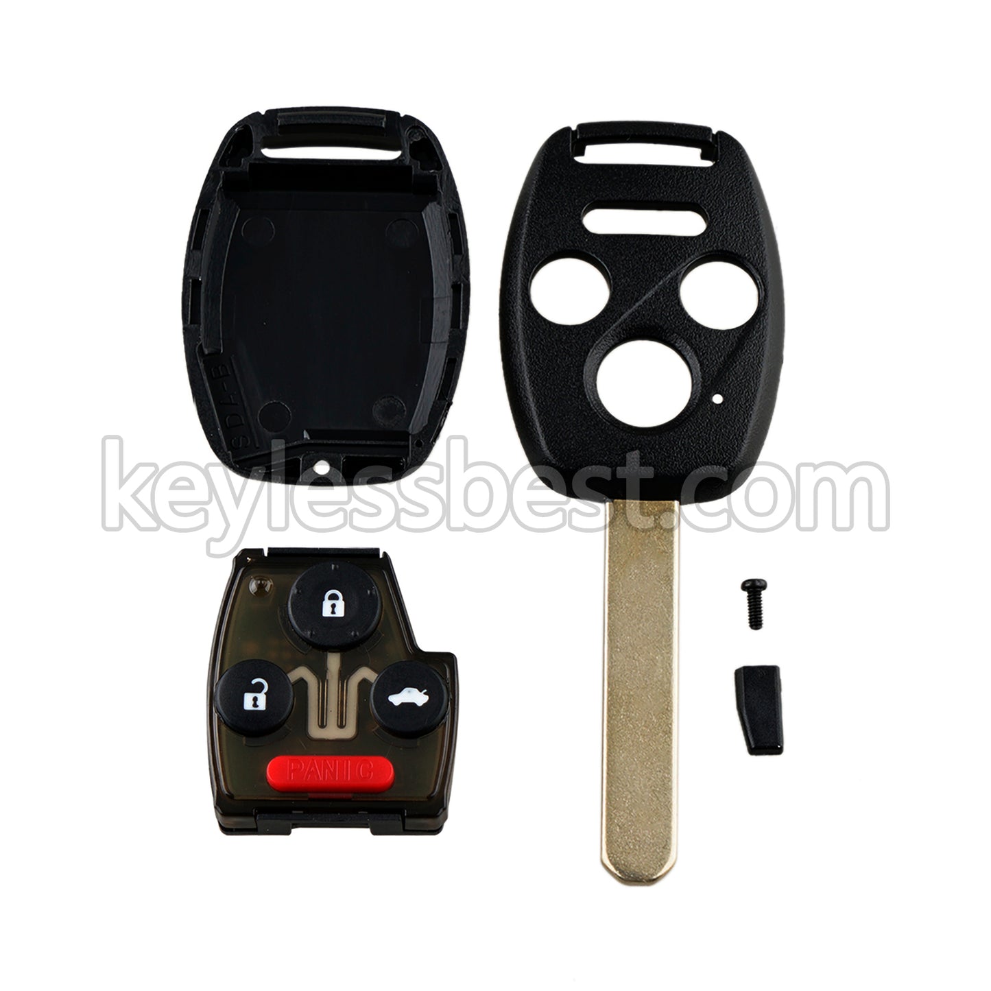 2008-2014 Honda Accord CRV Fit Acura TL TSX ZDX / 4 Buttons Remote Key / MLBHLIK-1T / 313.8MHz