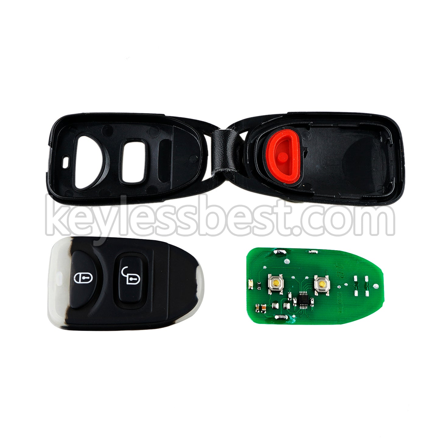 2007 - 2012 Hyundai Santa Fe Accent / 3 Buttons Remote Key / PINHA-T038 / 315MHz