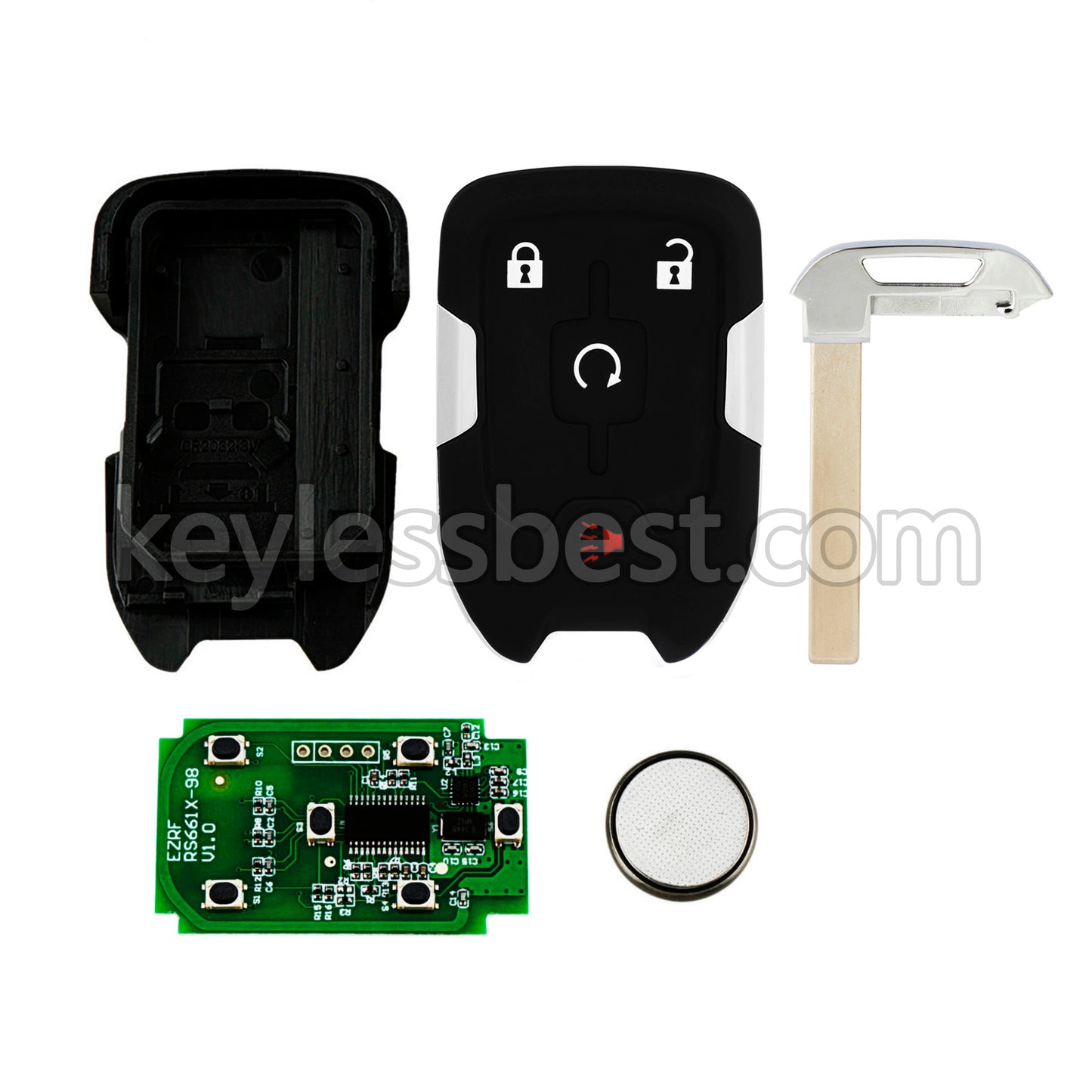 2017-2022 GMC Acadia Terrain  / 4 Buttons Remote Key / HYQ1EA / 433MHz