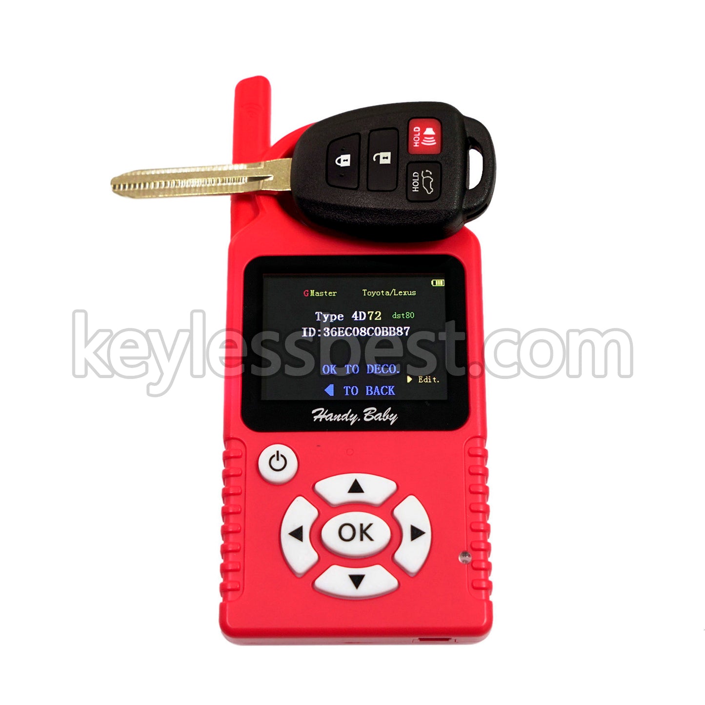 2013 - 2021 Toyota Highlander Tacoma Tundra / 4 Buttons Remote Key / GQ4-52T GQ452T / 314MHz