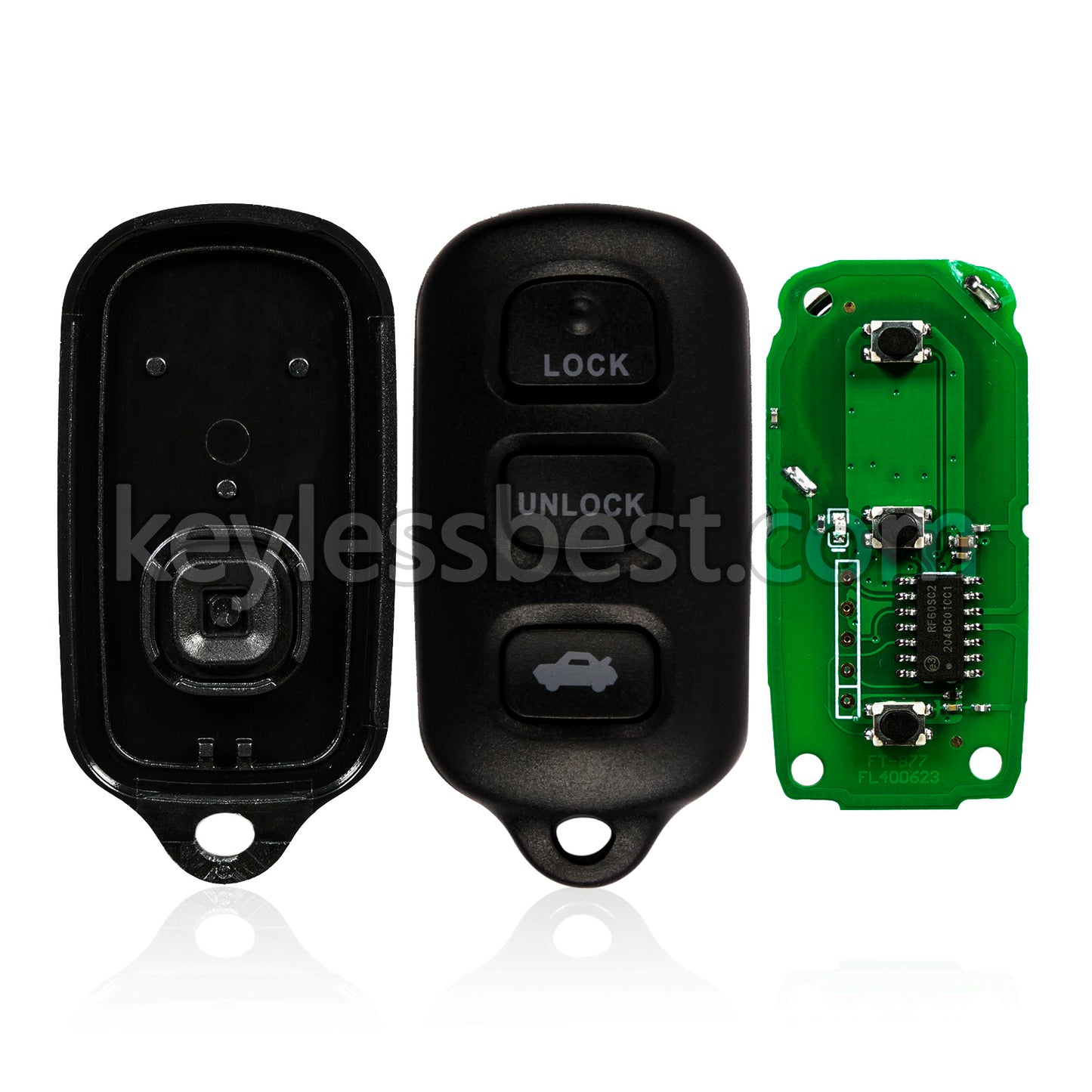 1998 – 2004 Toyota Avalon Solara / 4 Buttons Remote Key / HYQ12BBX HYQ12BAN HYQ1512Y / 314MHz