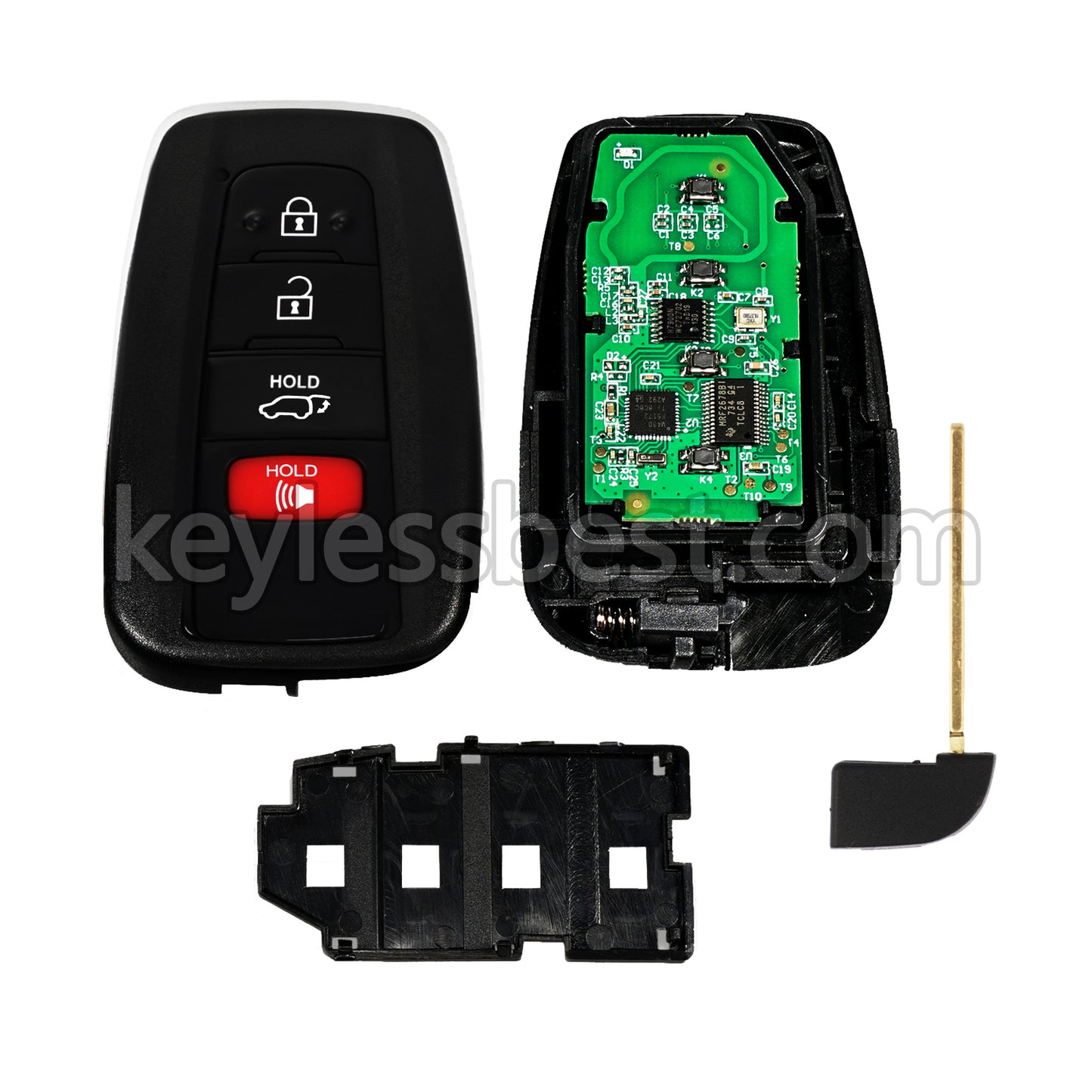2019 - 2022 Toyota RAV4 (US Production) / 4 Buttons Remote Key / HYQ14FBC / 315MHz