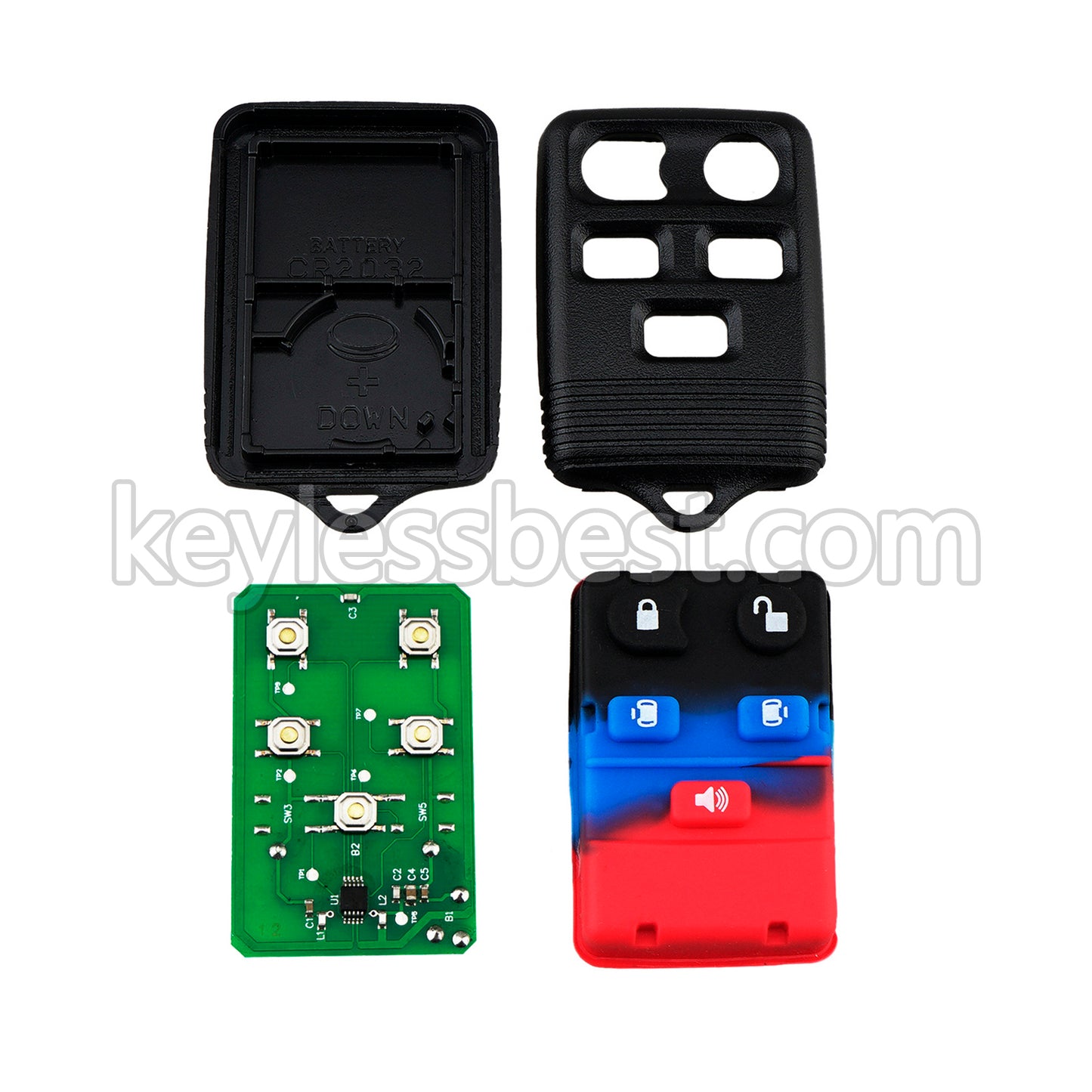 1998-2008 Ford Freestar Windstar Lincoln Blackwood Mercury Monterey / 5 Buttons Remote Key / CWTWB1U511 / 315MHz