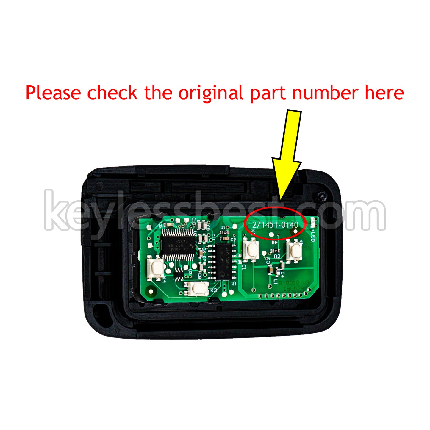 2009 - 2019 Toyota 4Runner Prius V Venza Prius C / 3 Buttons Remote Key / HYQ14ACX / 315MHz