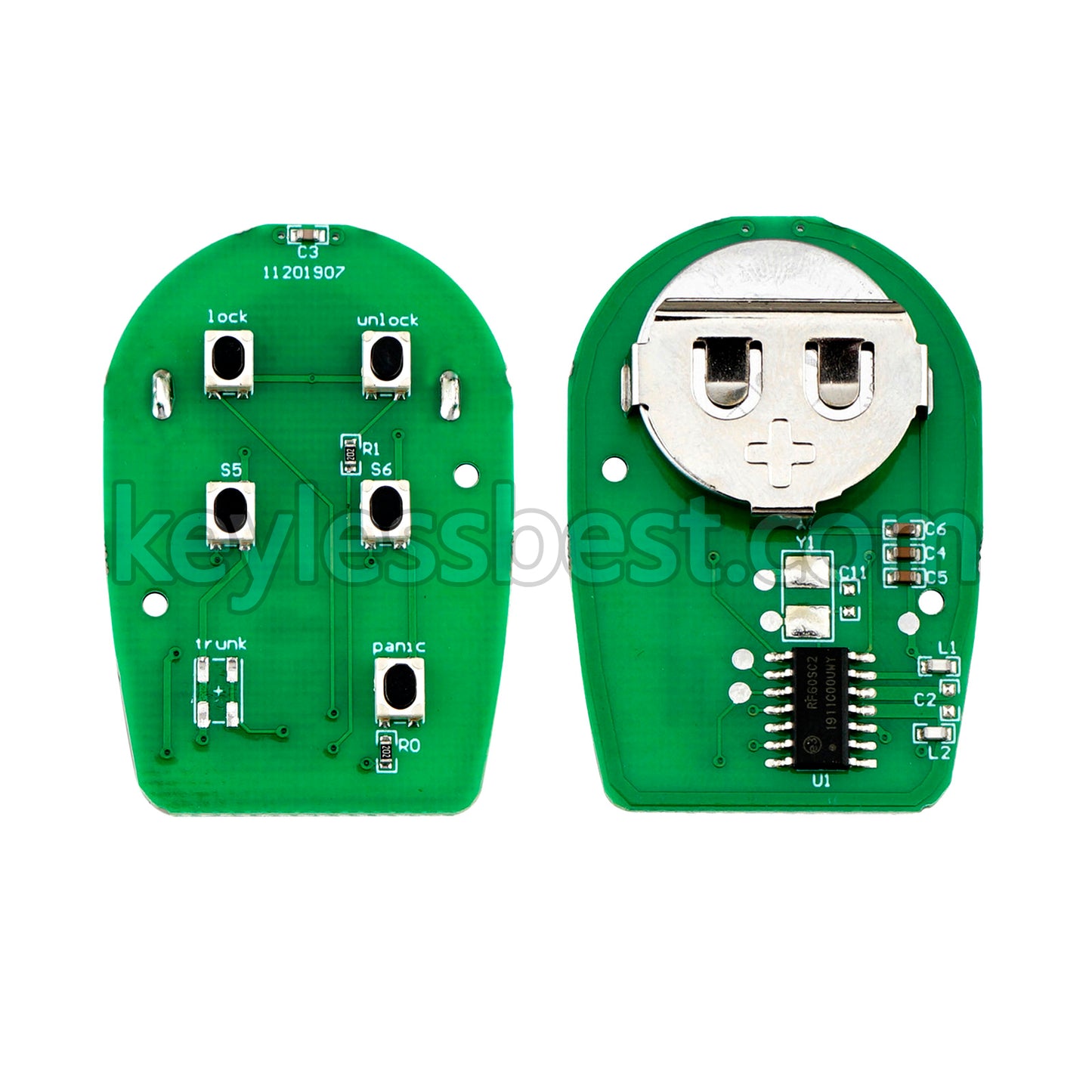 2004 - 2020 Toyota Sienna / 5 Buttons Remote Key / GQ43VT20T / 315MHz